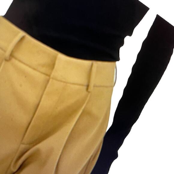 Wide  Leg Pants Basic Style Belt Loops Pockets Black Size L or 10 NEW - Picture 3 of 4